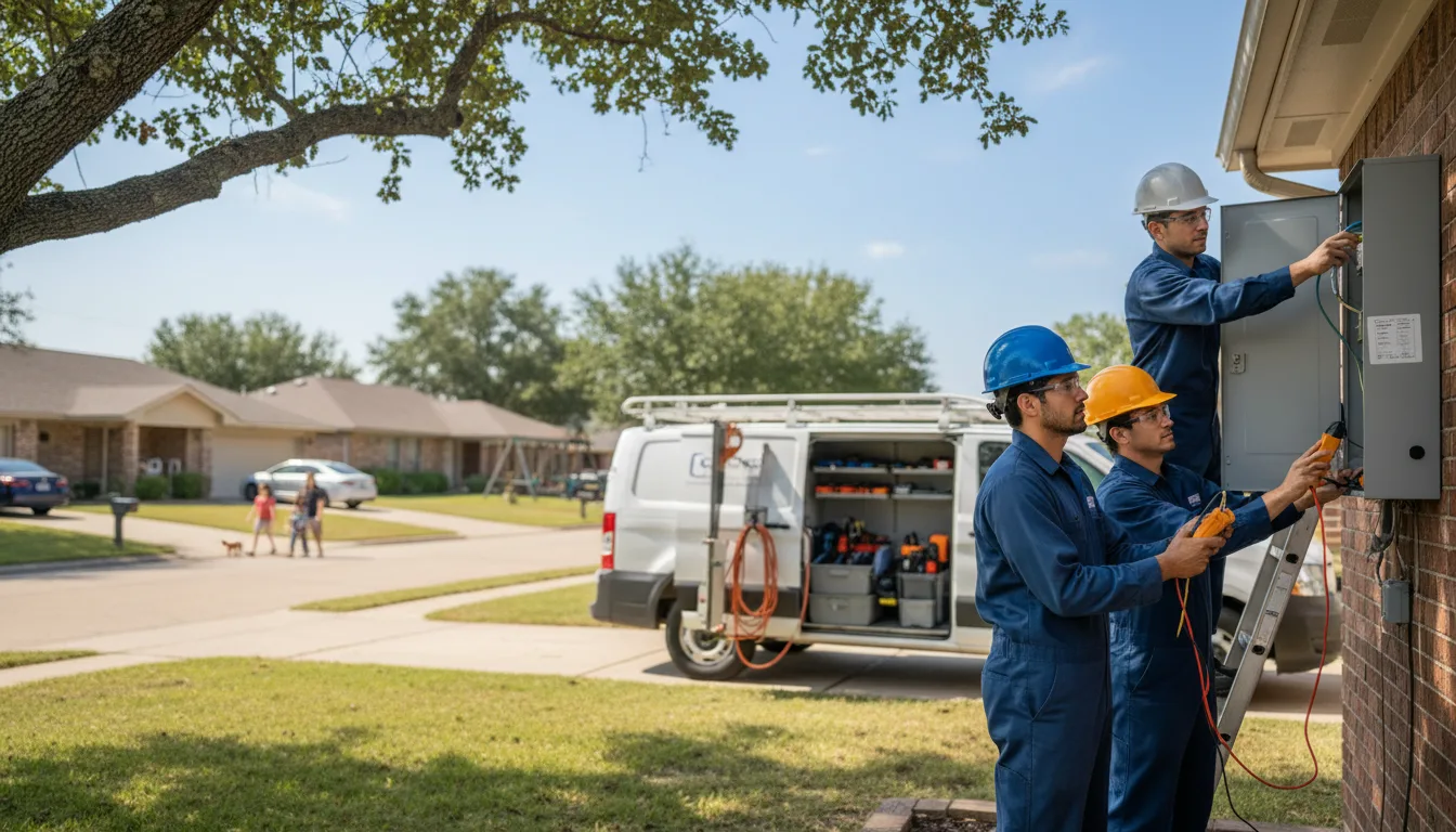 Certified electrician providing emergency electrical services in Strasburg, IL